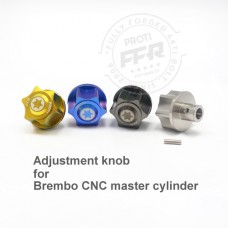 Proti Forged Titanium Adjuster Knob for Brembo Billet Racing Master Cylinders (XR0)